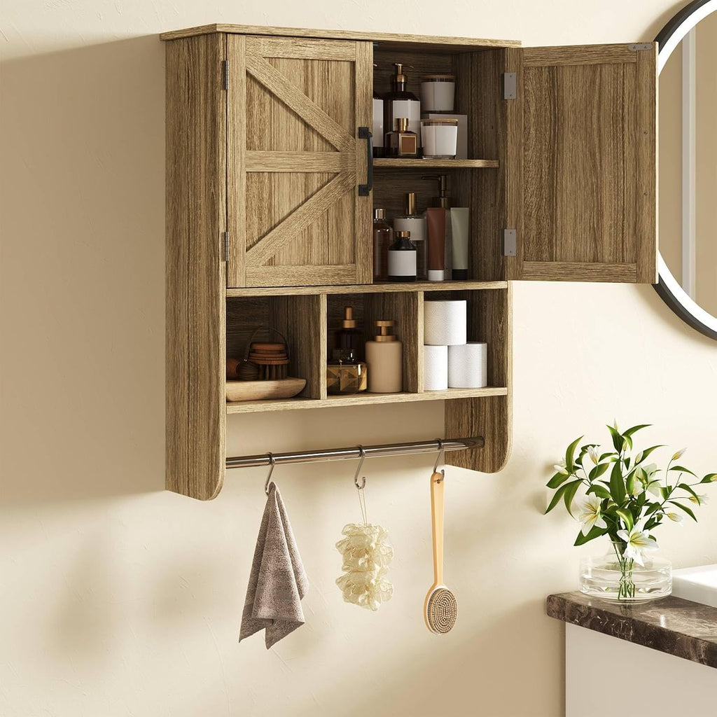 Wall Cabinet Towel Bar