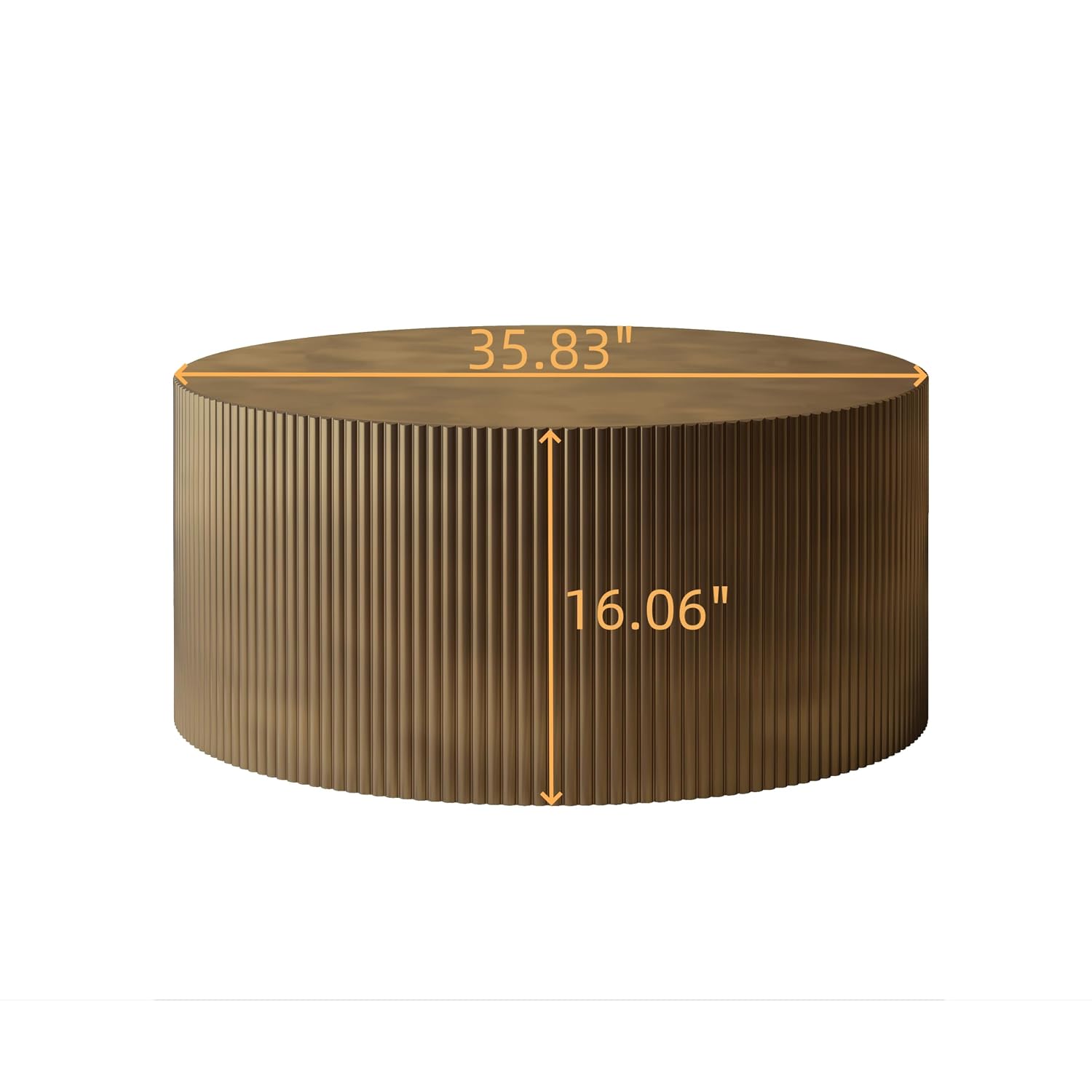 Bsyeio Gold Coffee Table
