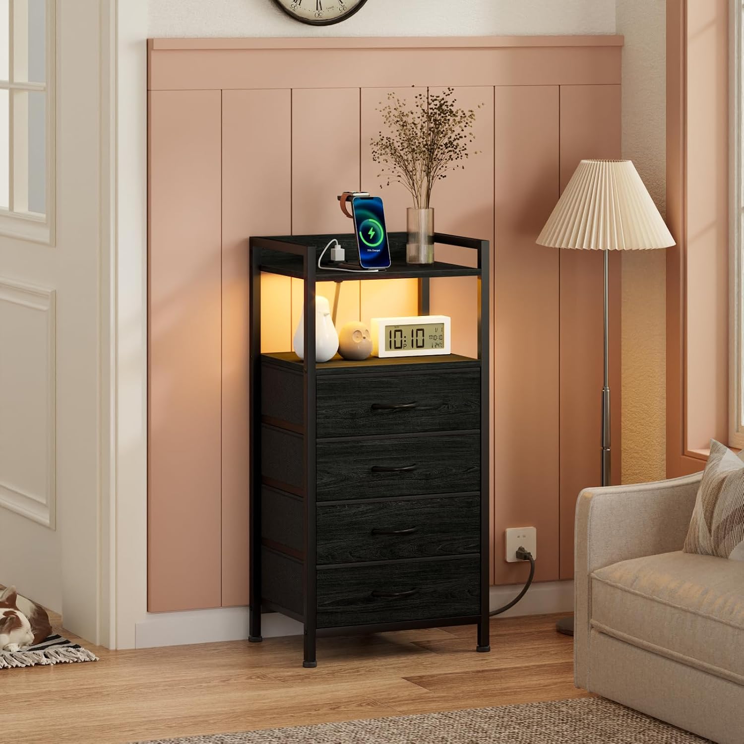 Furnulem Night Stand Dresser