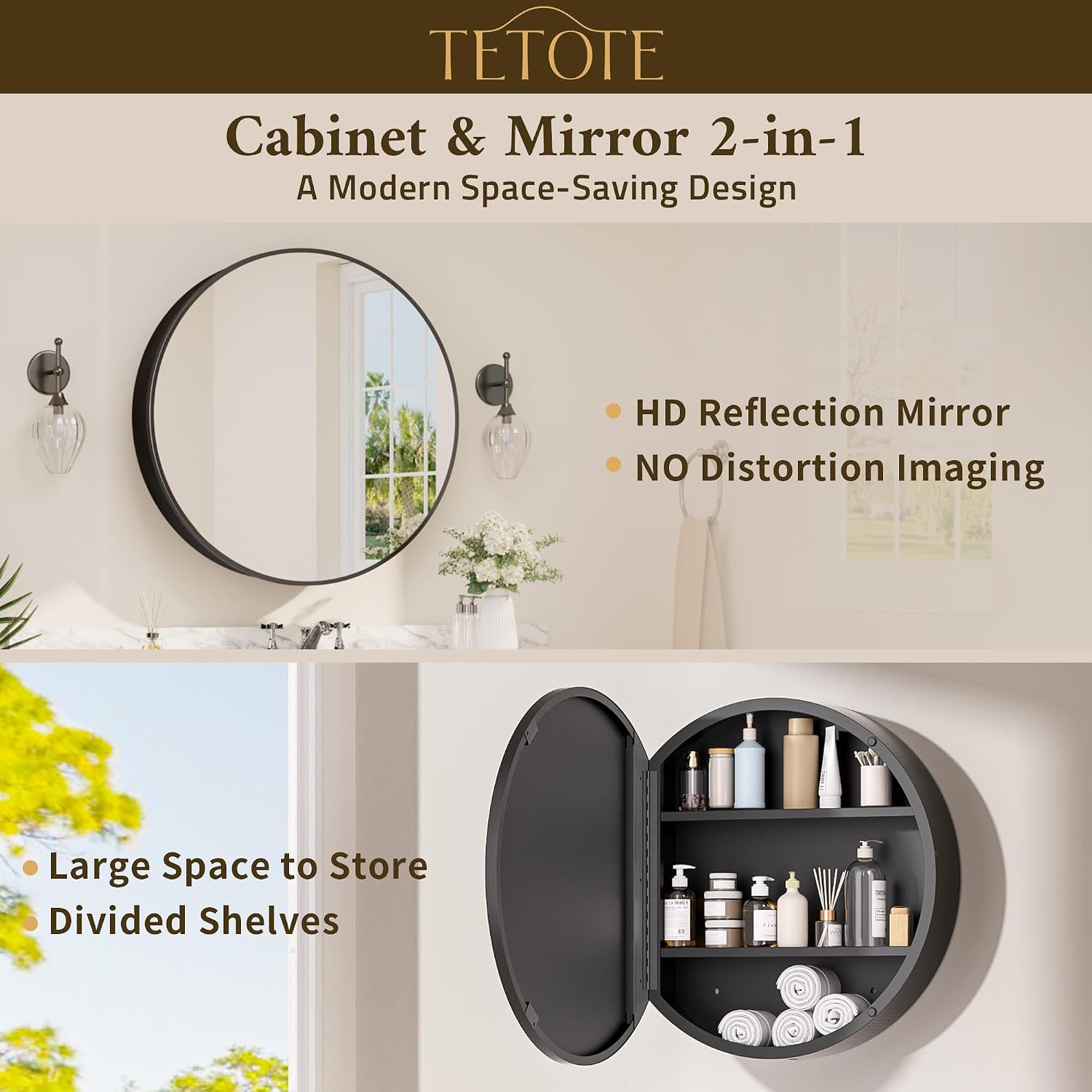 Tetote Medicine Cabinet Mirror