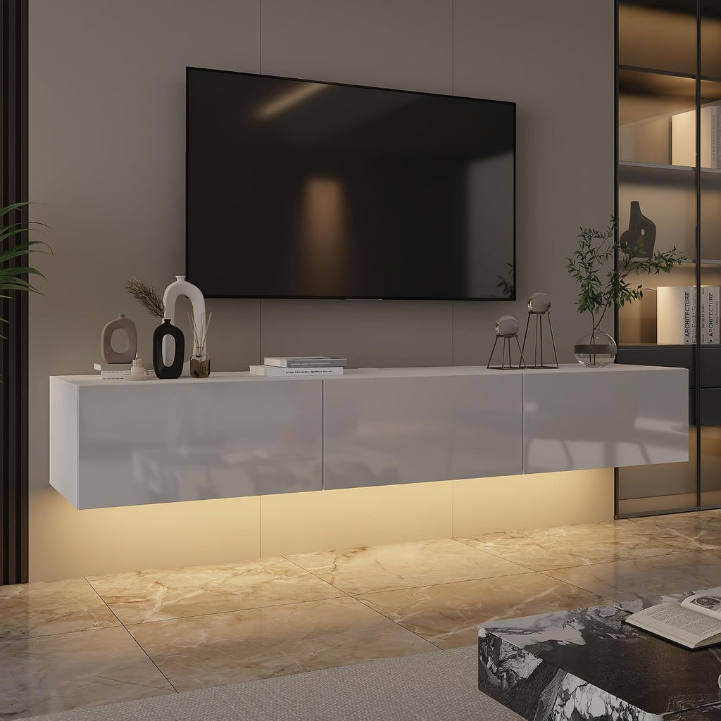 Floating TV Stand Wall