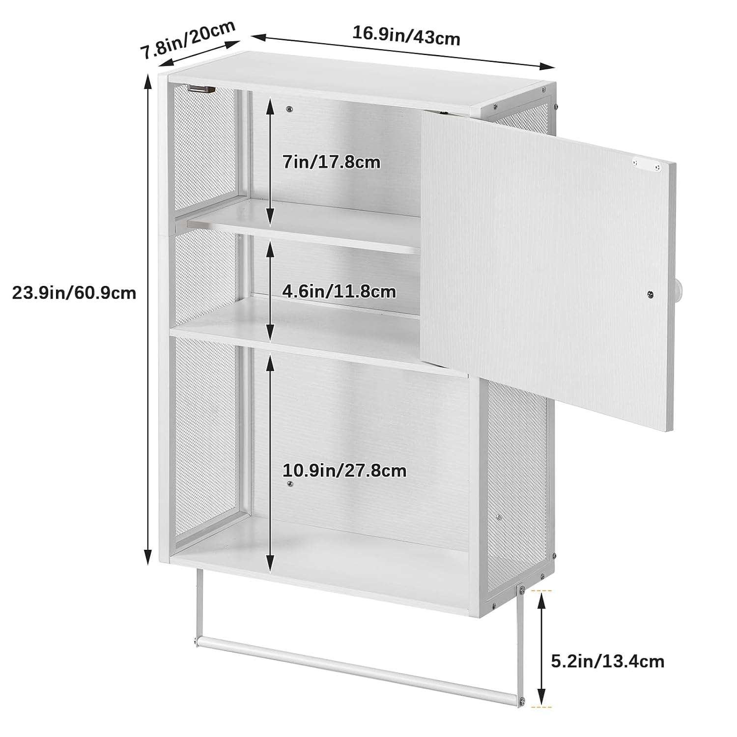 Caduke Wall Cabinet Mounted