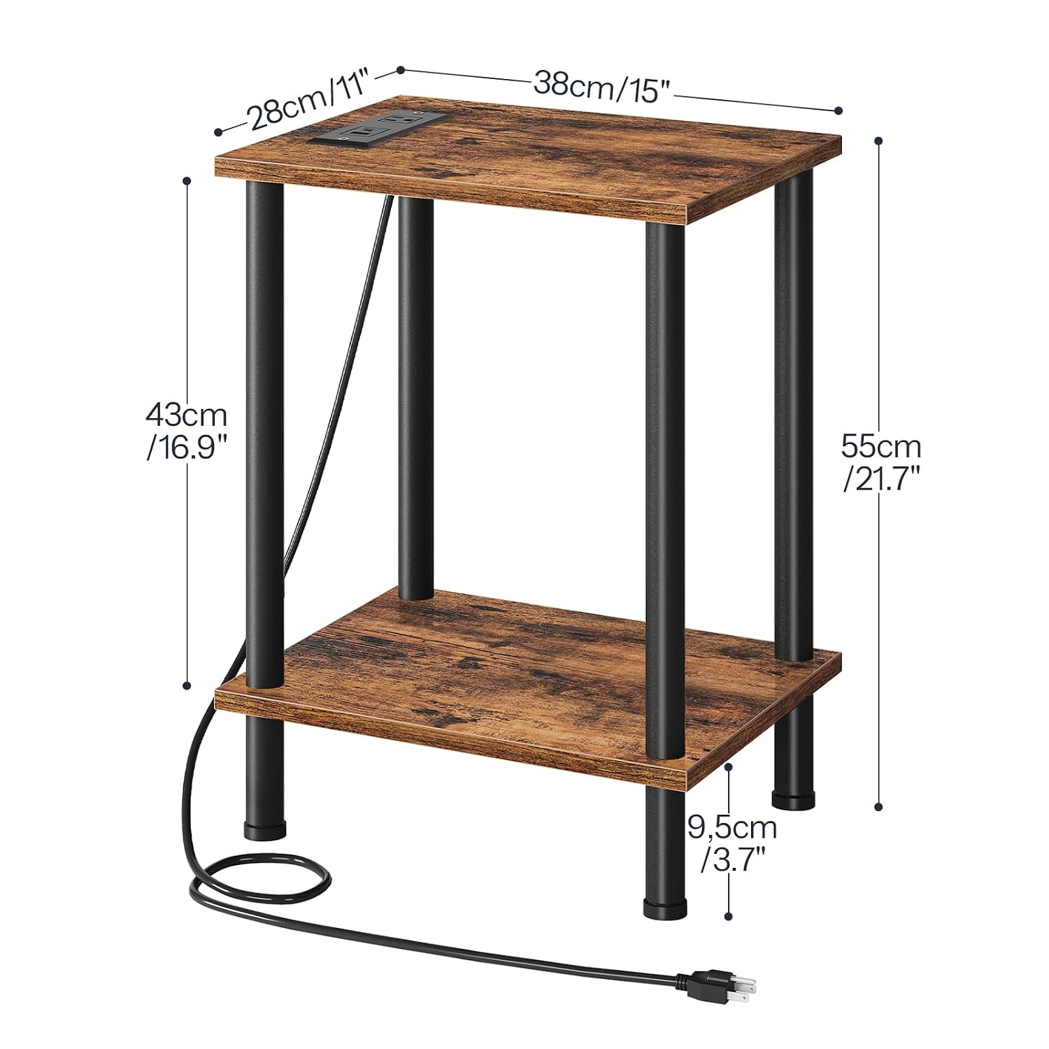 Table End Nightstand Spaces