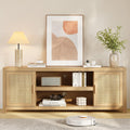 Garvee Rattan TV Stand