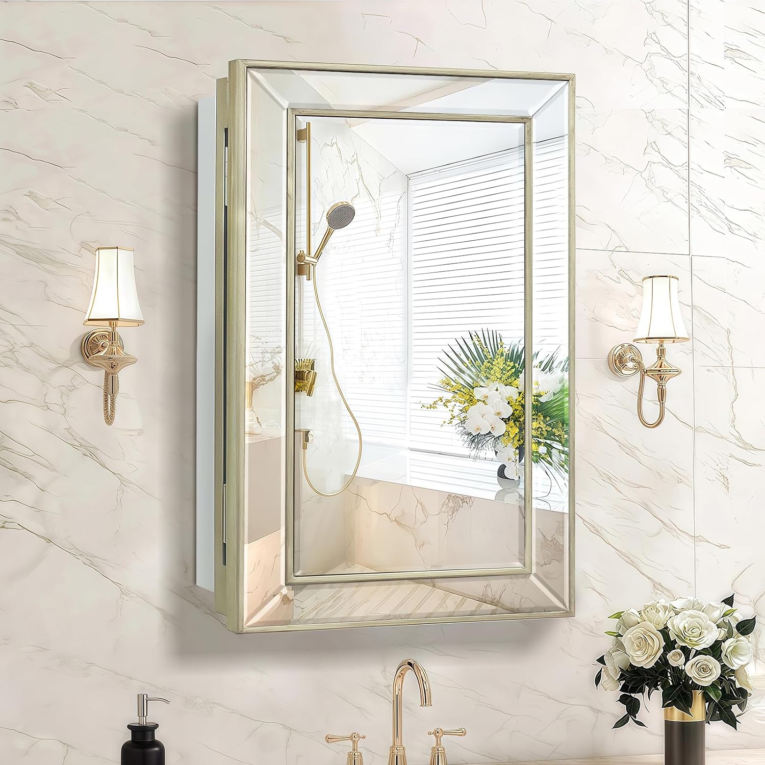 Jesantab Medicine Cabinet Mirror
