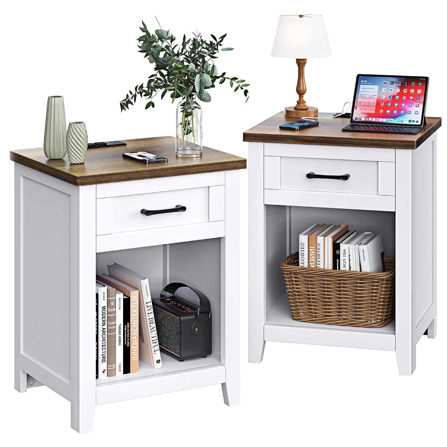 Decofy Nightstand End Tables