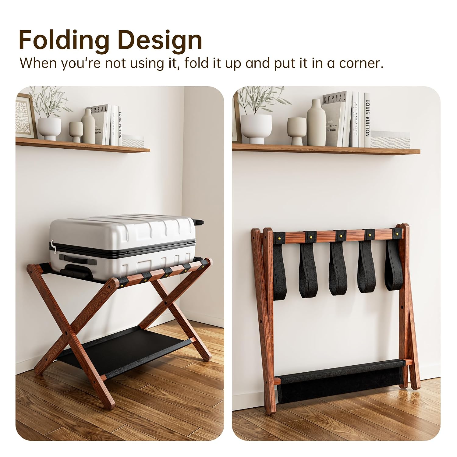 Flyjoe Luggage Rack Solid
