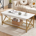 Vecelo Coffee Table X-frame