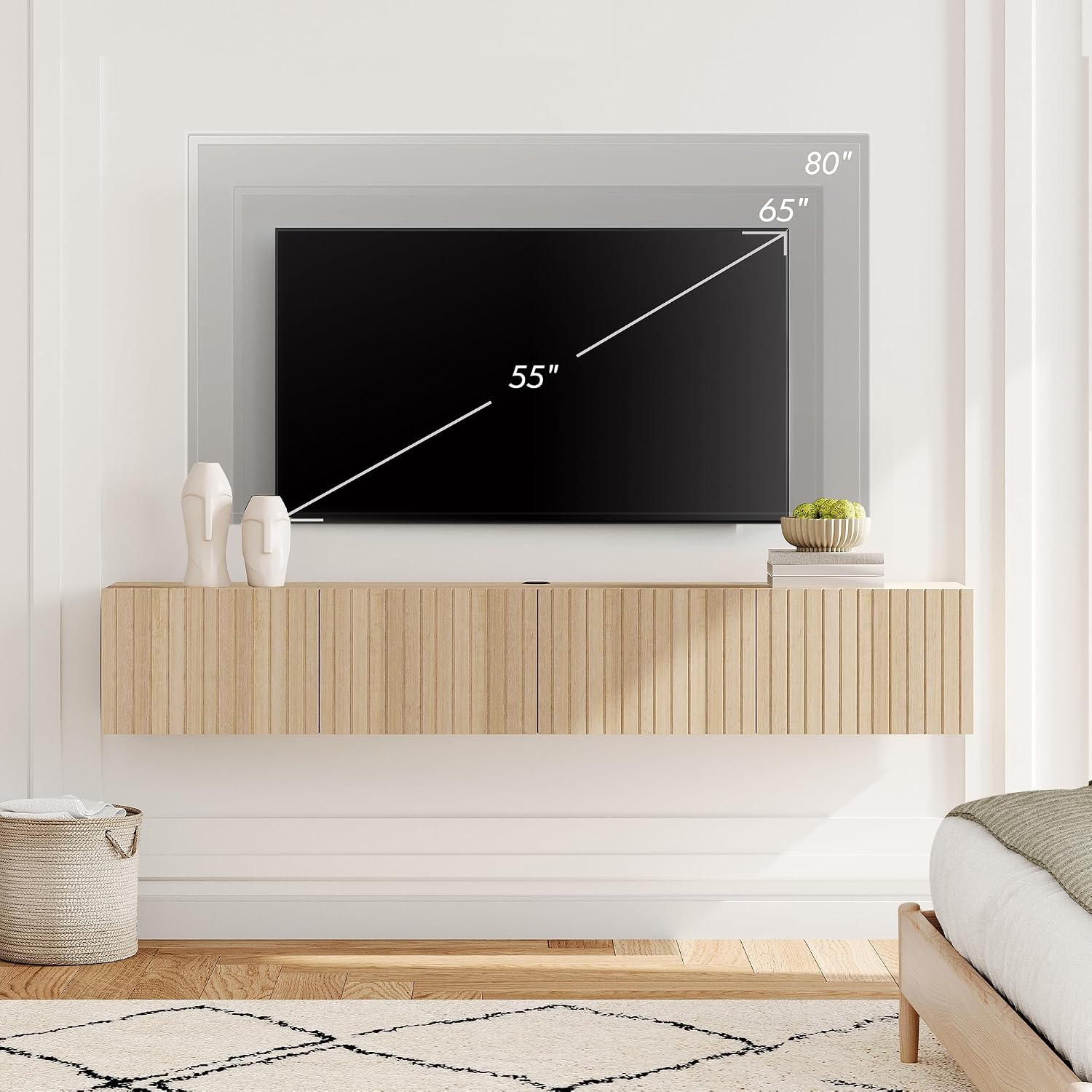 Wampat Floating TV Stand