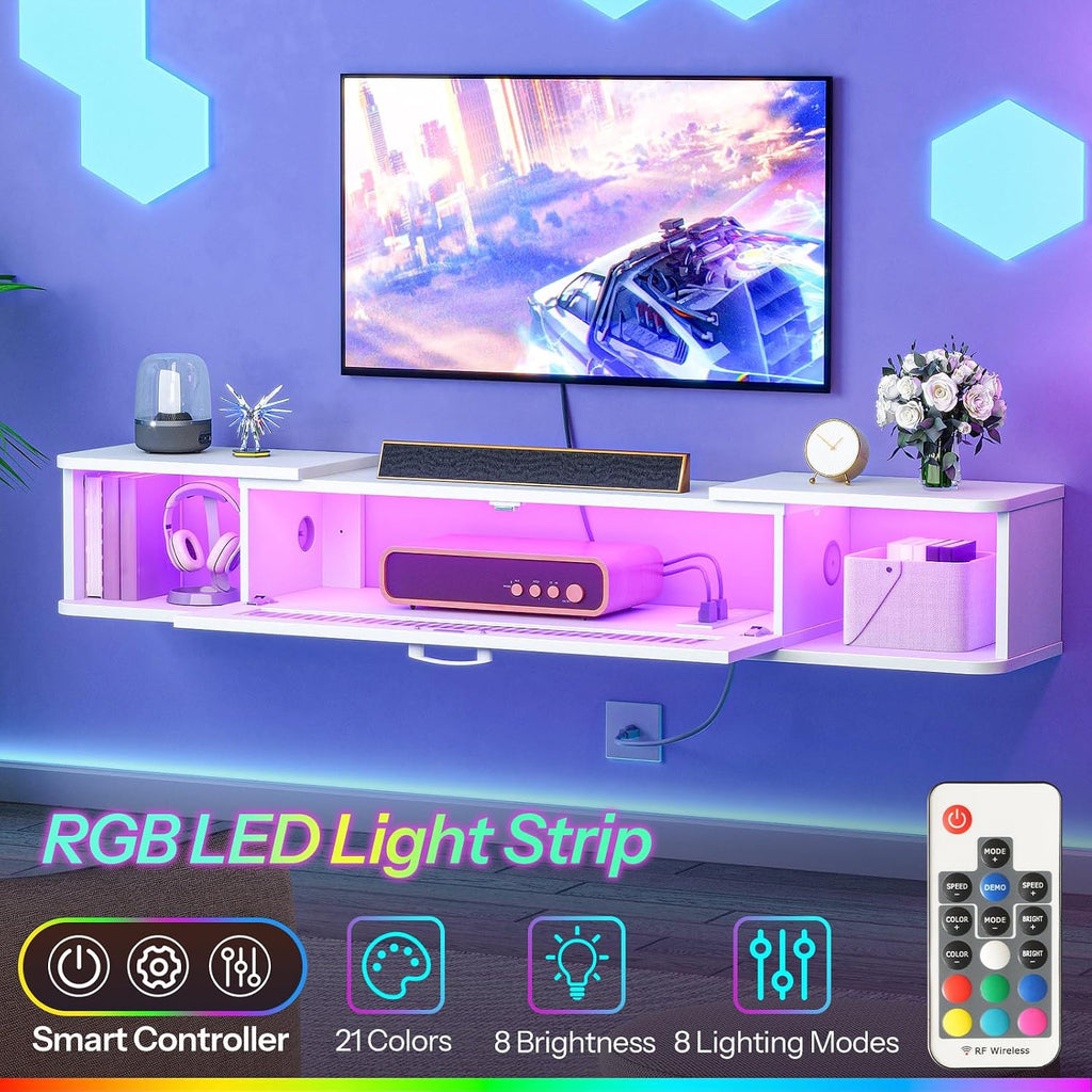 Floating TV Stand Wall