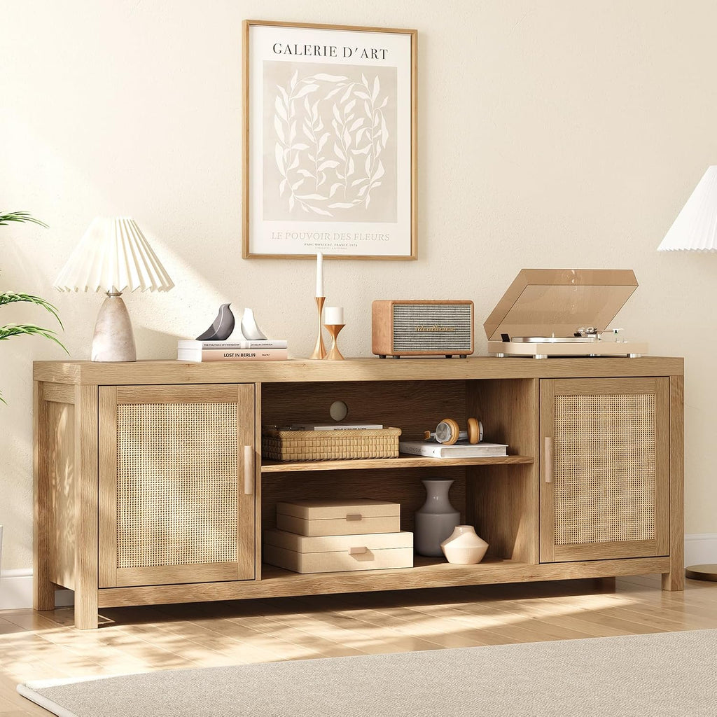 Rattan TV Stand Entertainment
