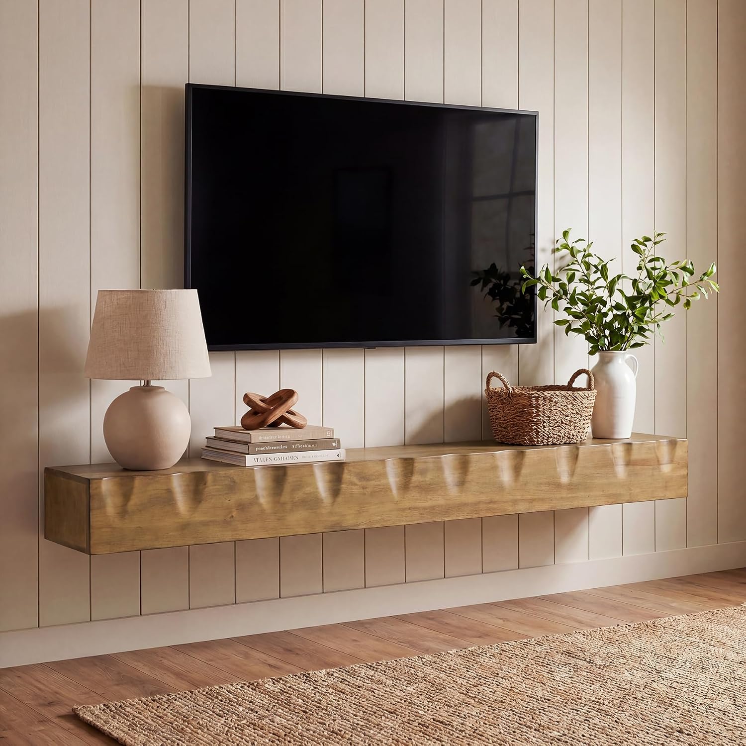 Tribewood Solid Floating TV