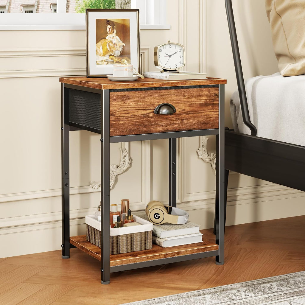 Nightstand Table Spaces Tiers