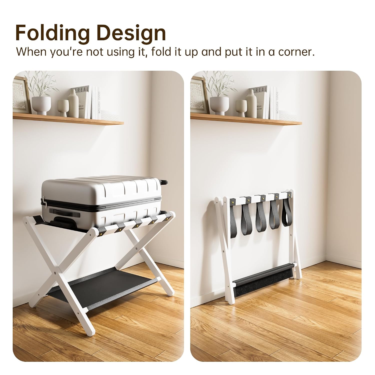 Flyjoe Luggage Rack Solid