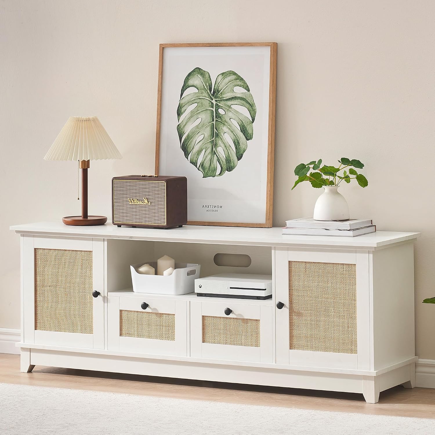 Rattan TV Stand