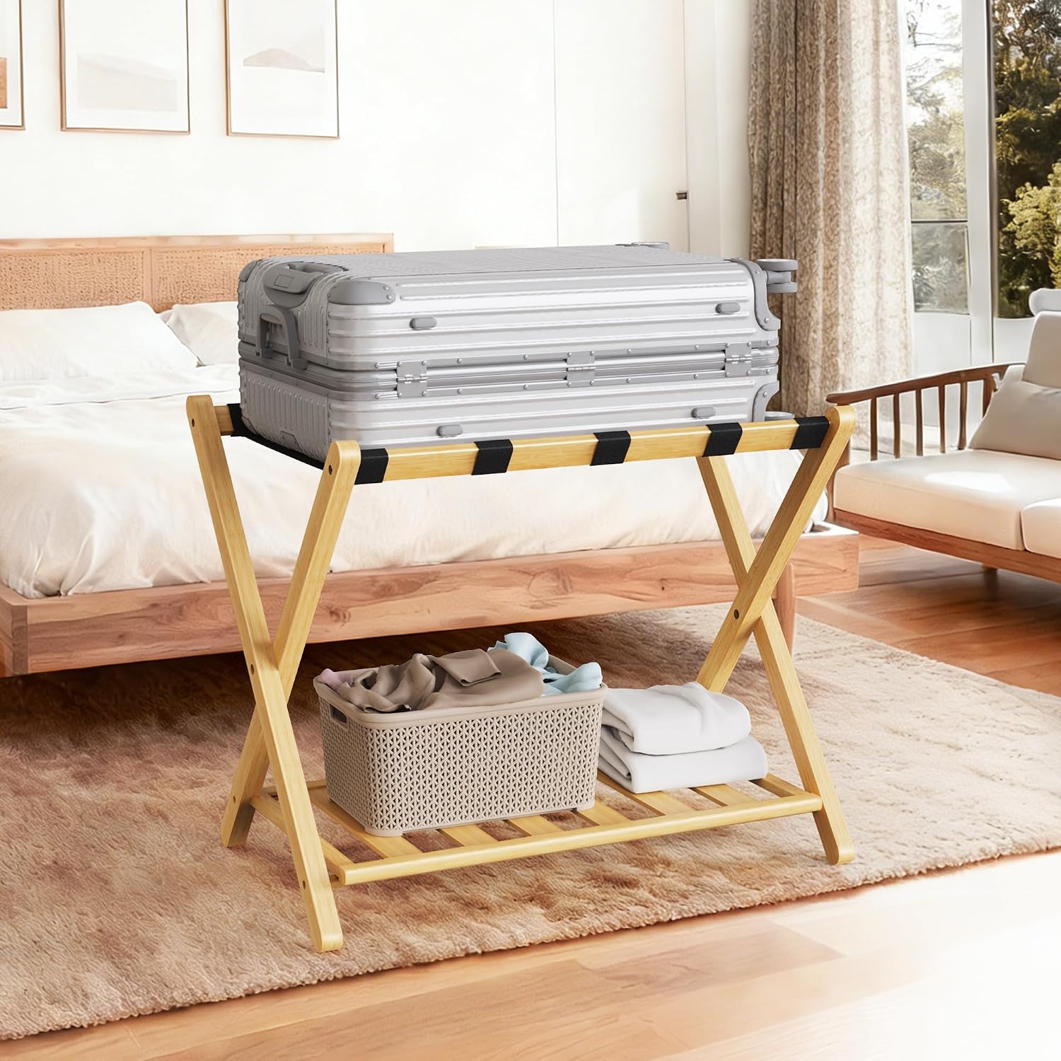 Fully Luggage Racks Suitcase