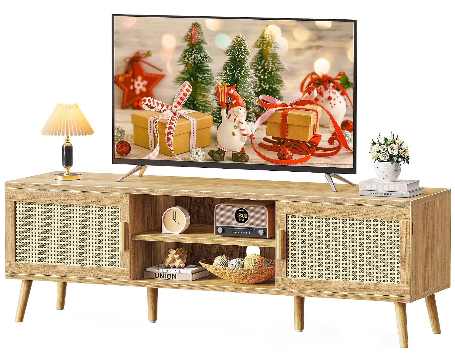 Boho TV Stand Entertainment