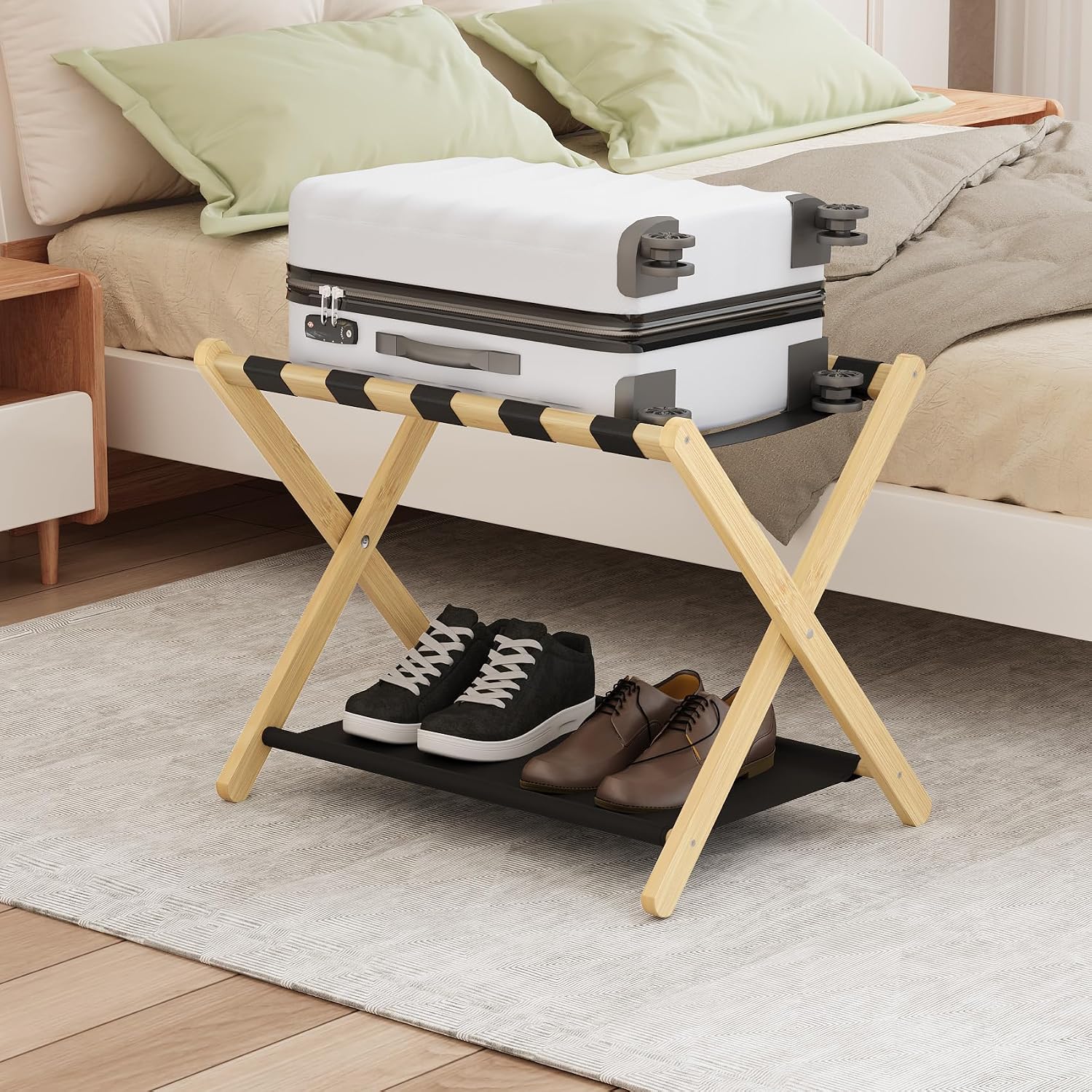Luggage Rack Suitcase Stand