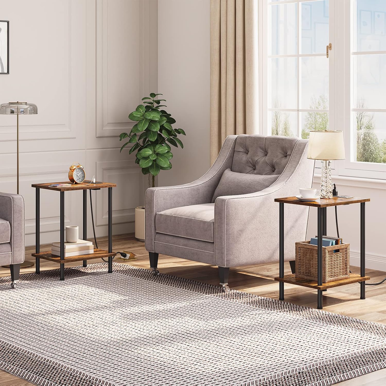 Table End Nightstand Spaces