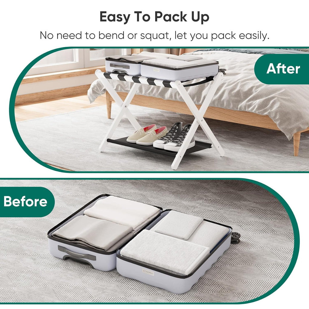 Luggage Rack Suitcase Stand