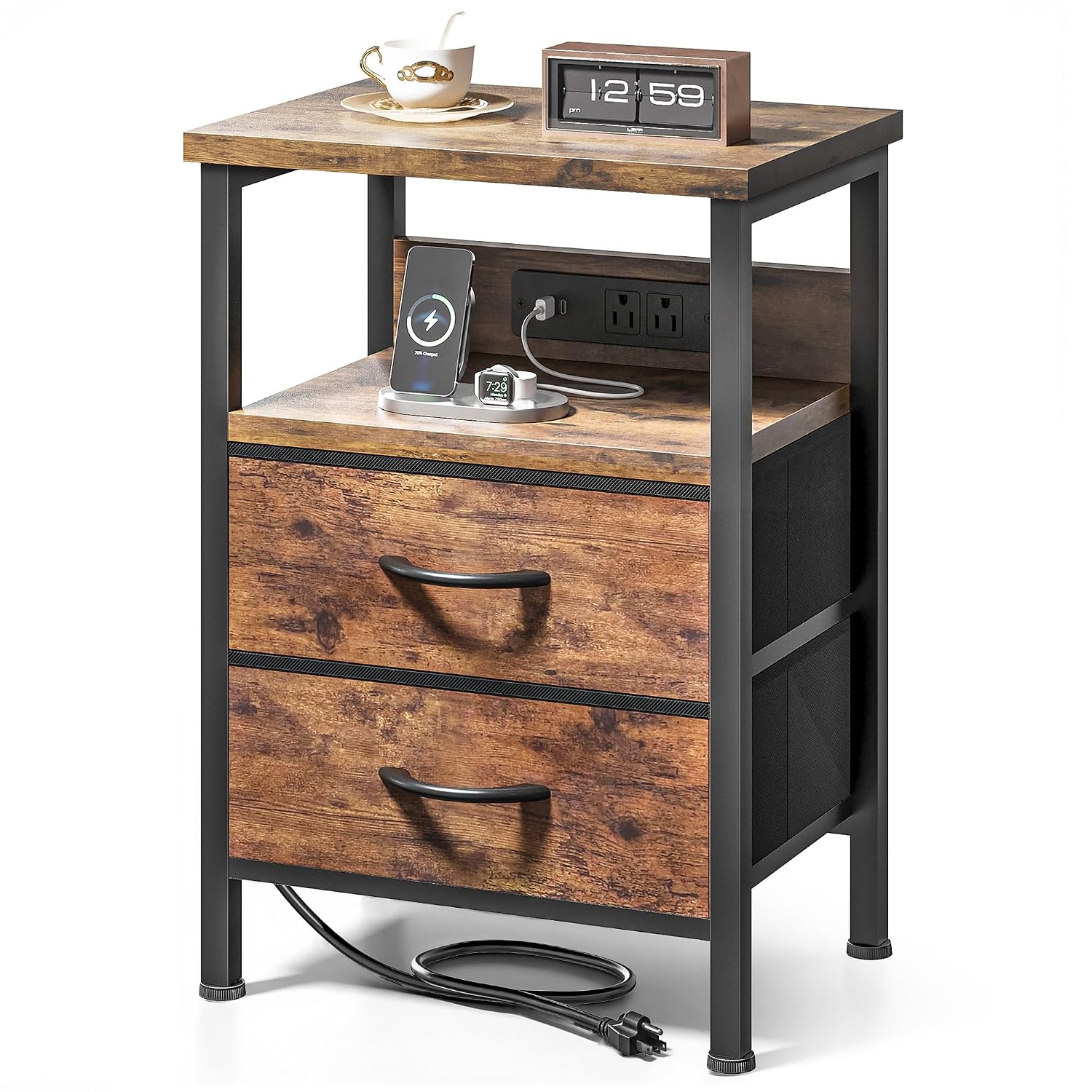 Nightstand Bedside Table Stand