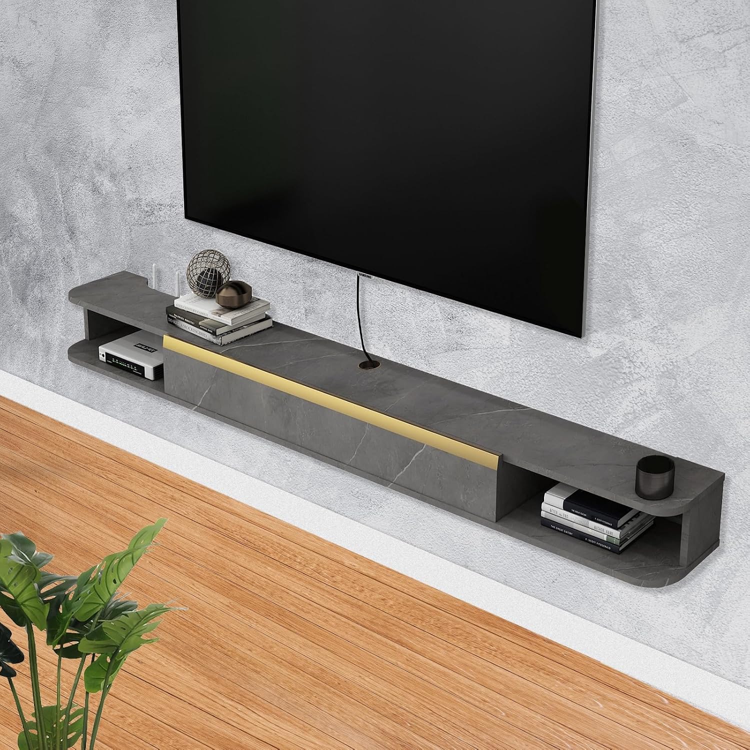 Tucktect Floating TV Stand