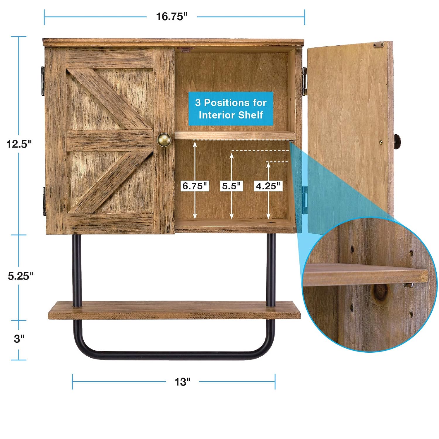 Excello Global Products Barndoor