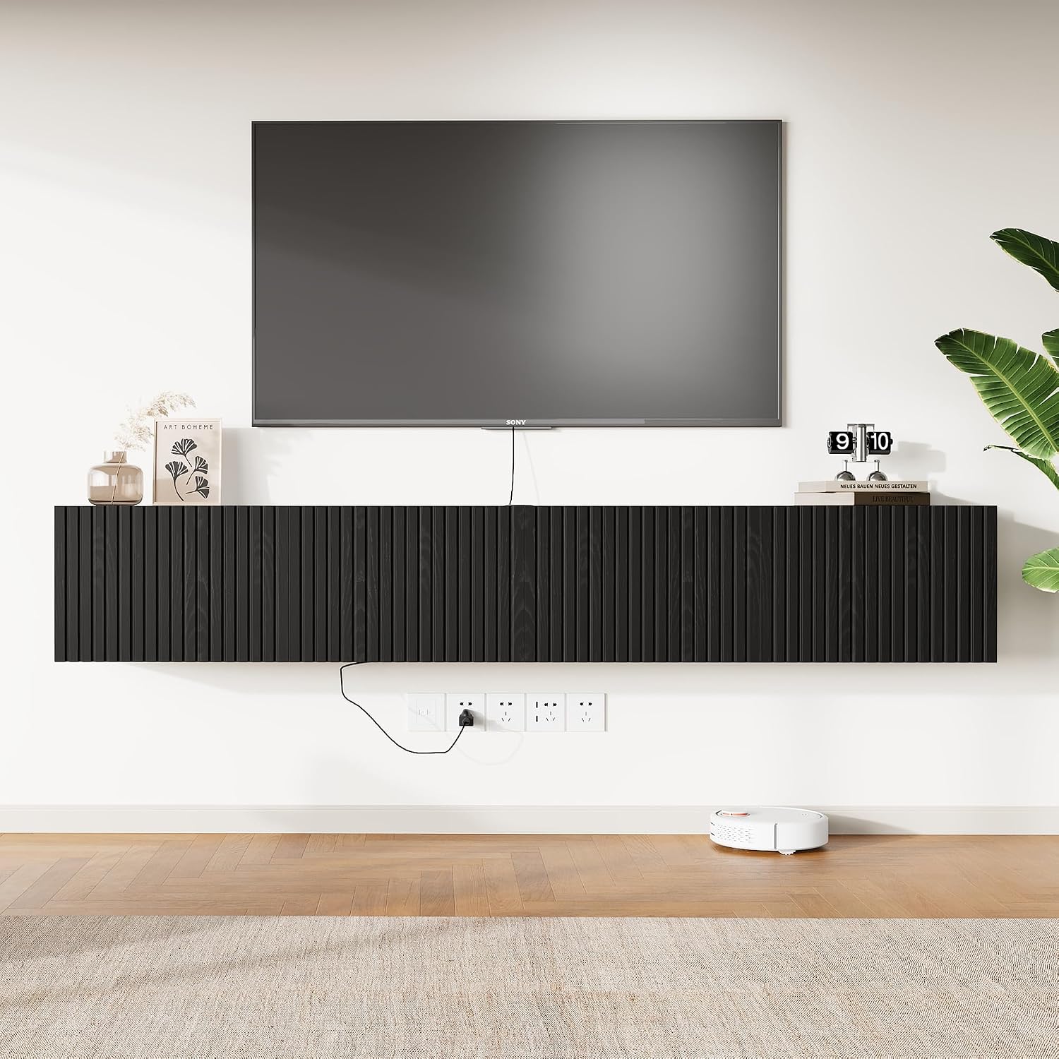 Dhmaker Floating TV Stand