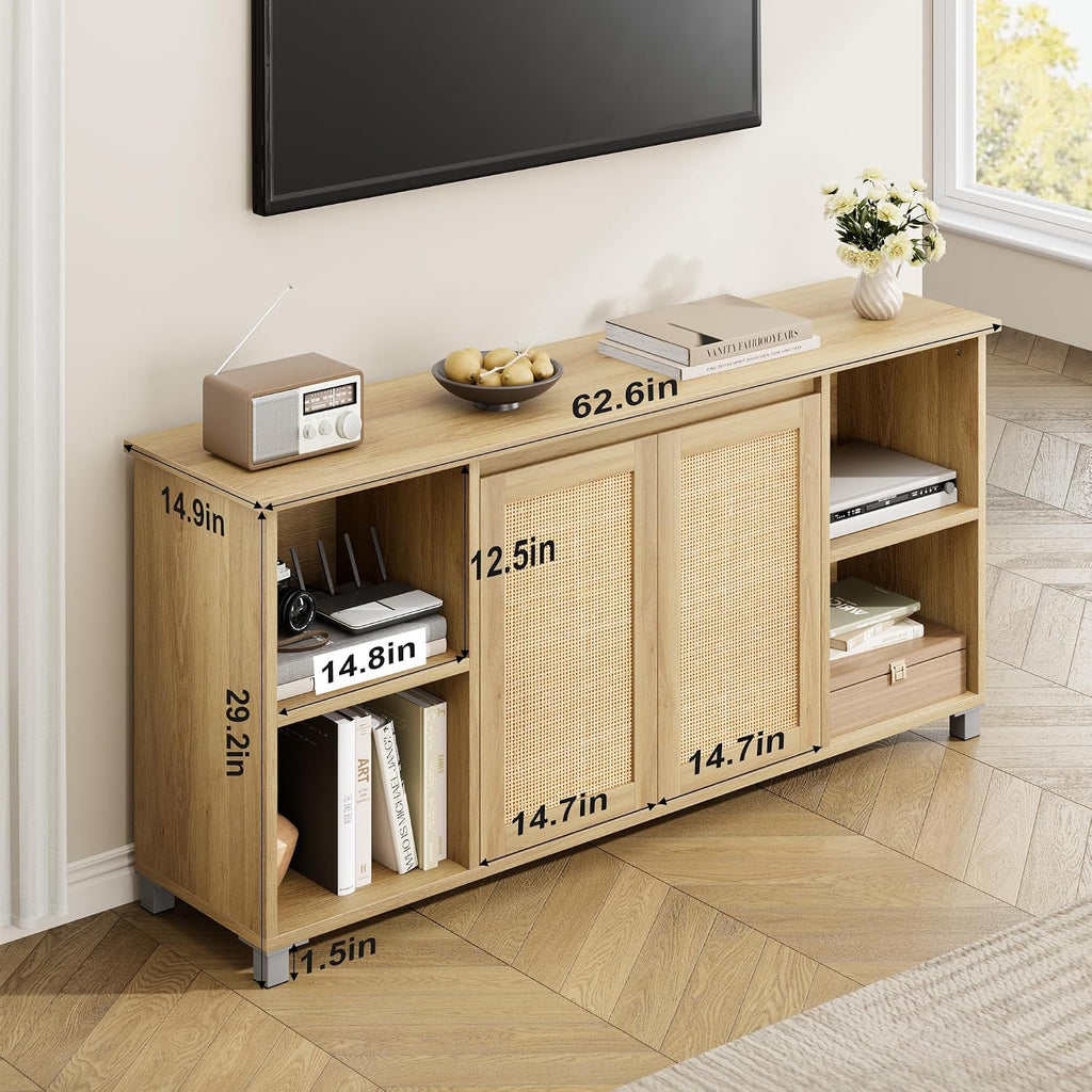 Rattan TV Stand Media