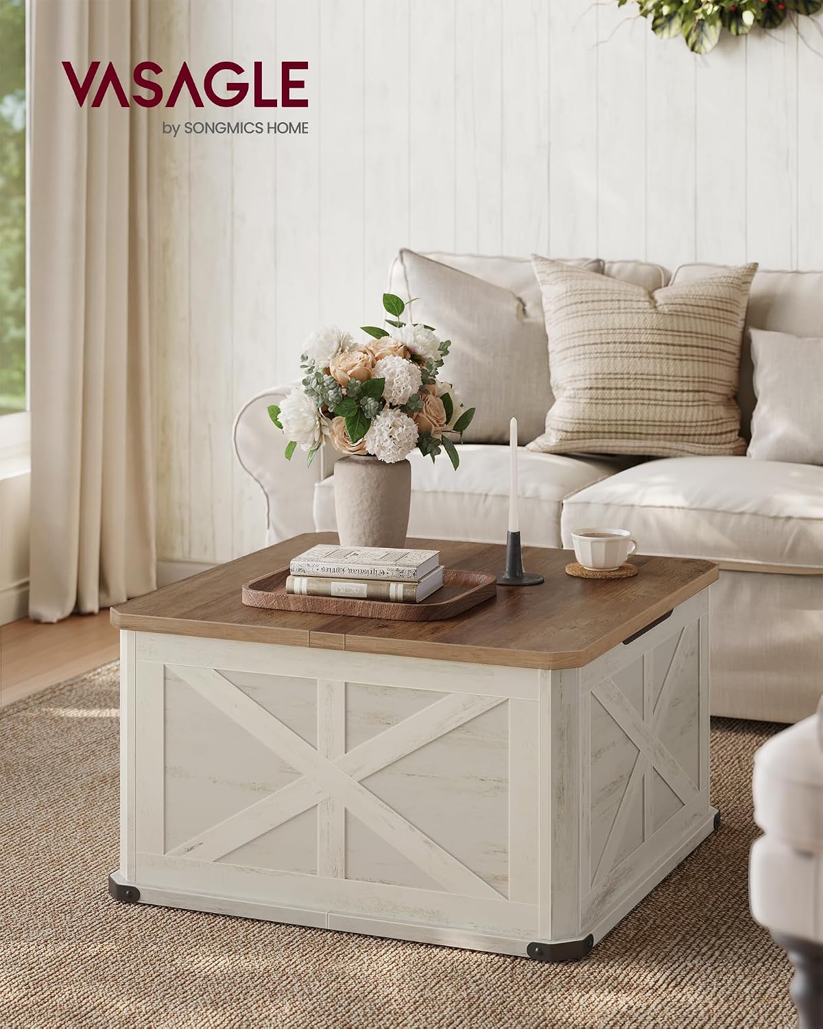 Coffee Table Center Flip-top