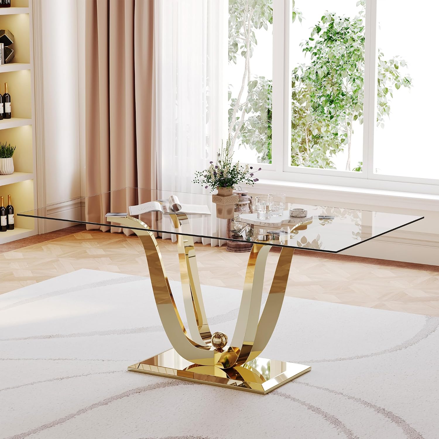 Modehodei Gold Coffee Table