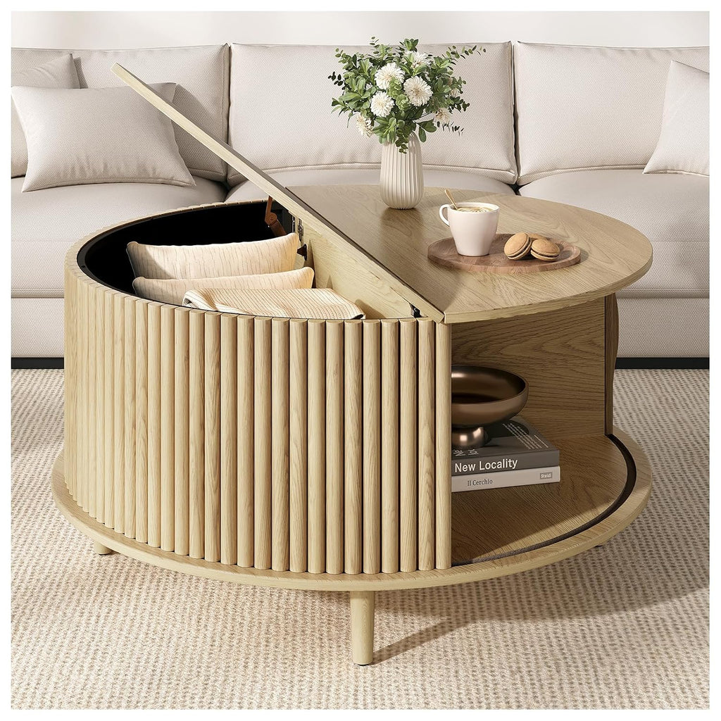 Vanvuson Coffee Table Sliding