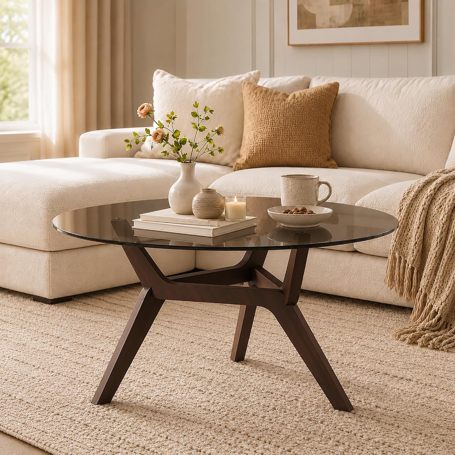 Coffee Table Clear Tempered