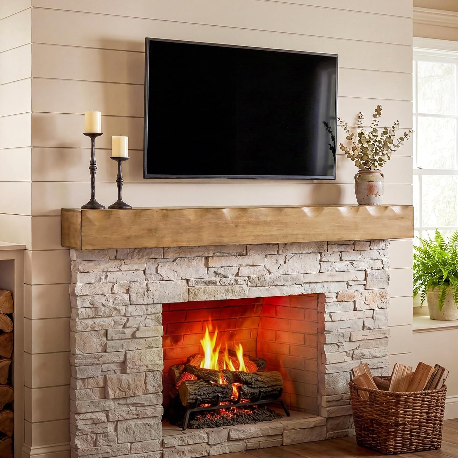 Tribewood Solid Floating TV