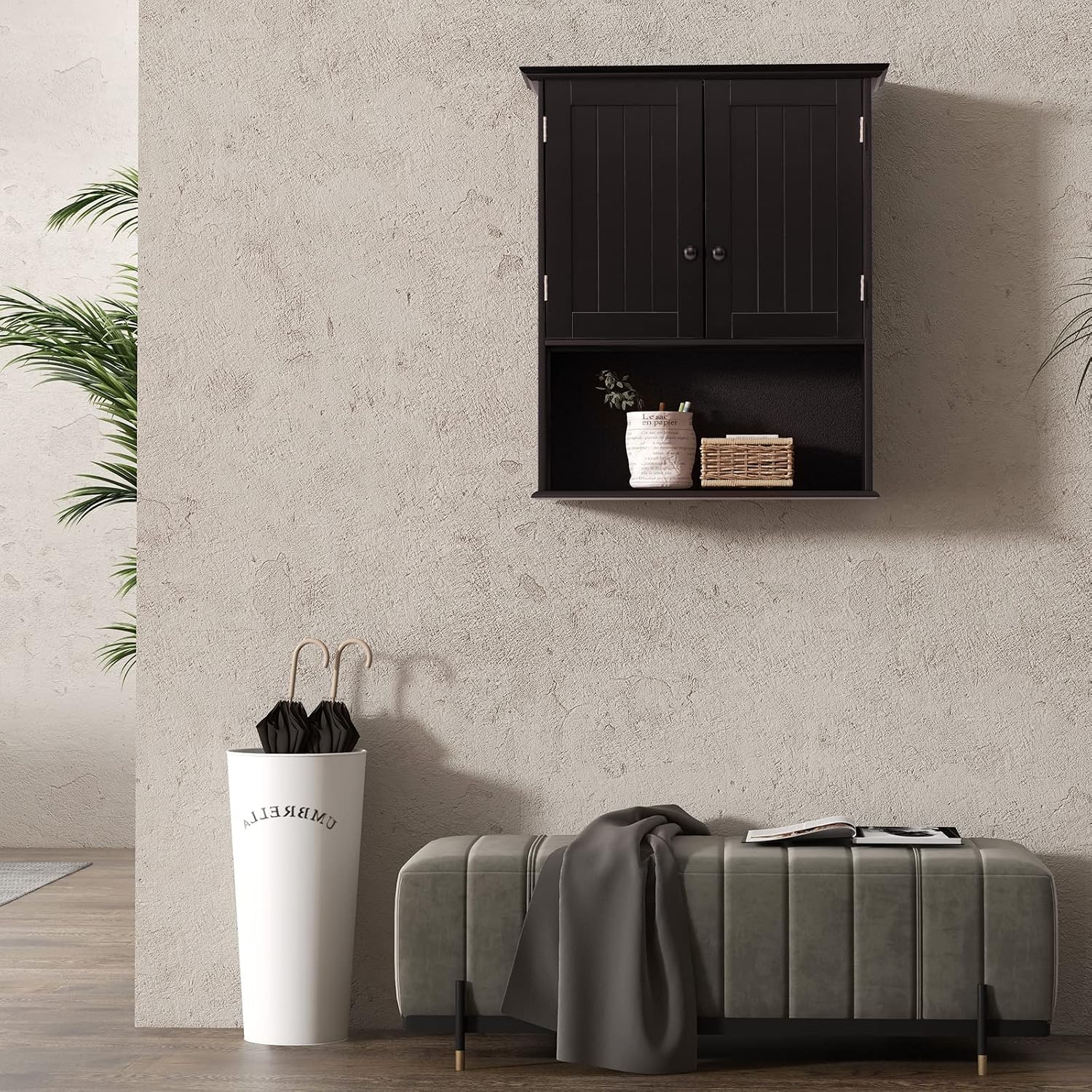 Costway Wall Mounted Cabinet