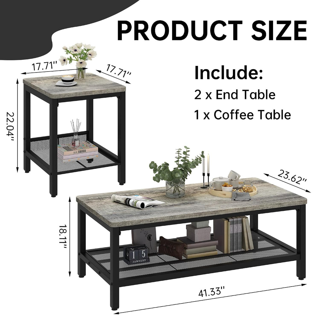 AWQM Coffee Table End