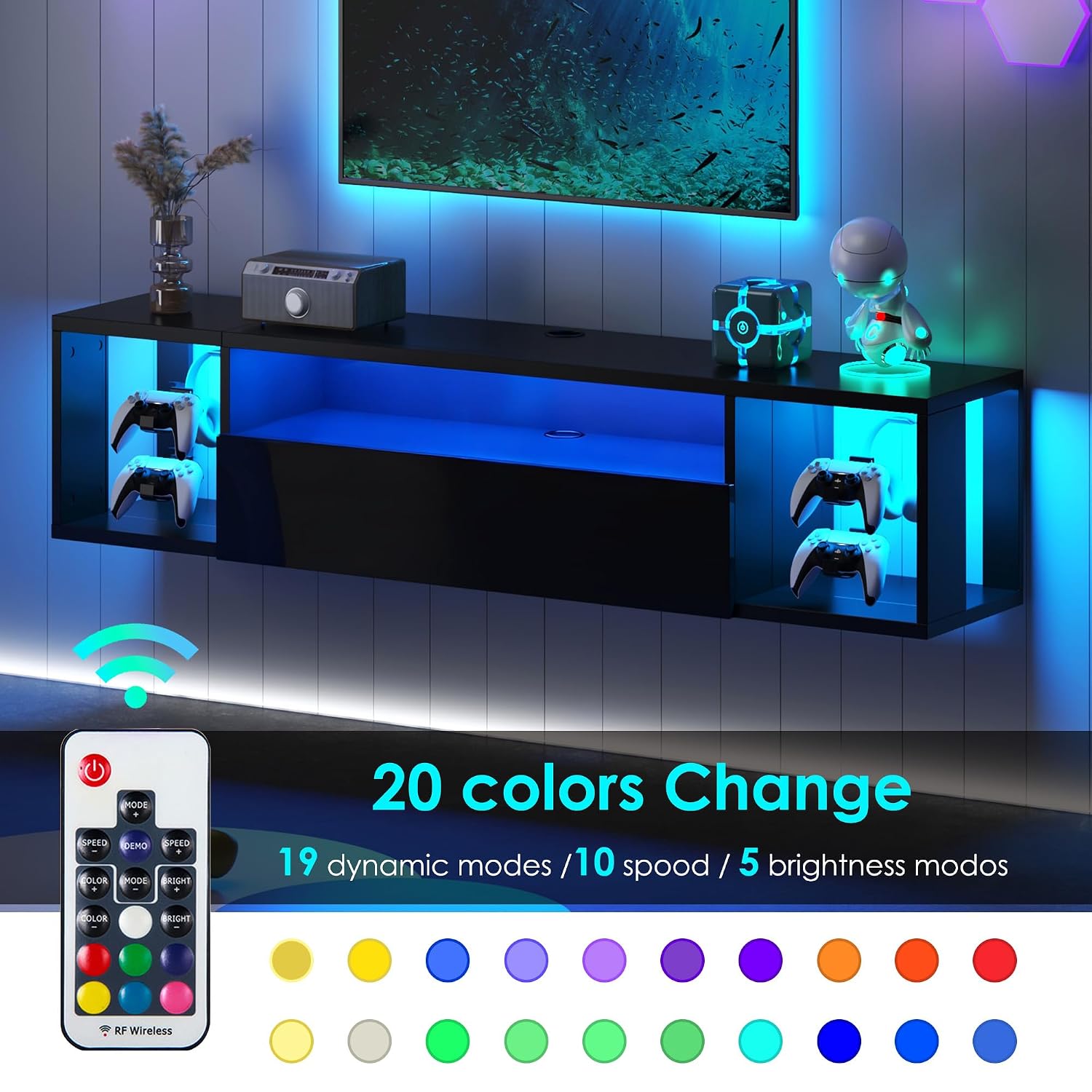 Dlandhome Floating TV Stand