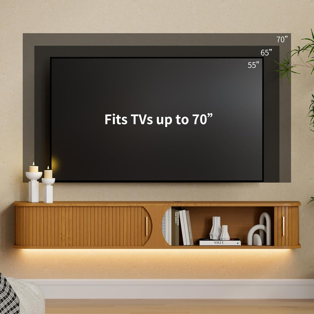 Fitueyes Floating TV Stand