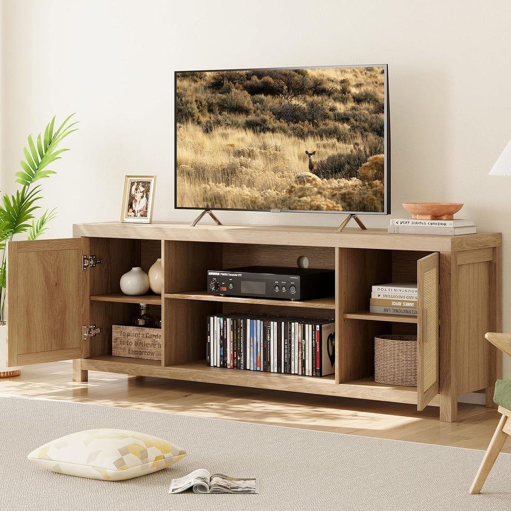 Rattan TV Stand Entertainment