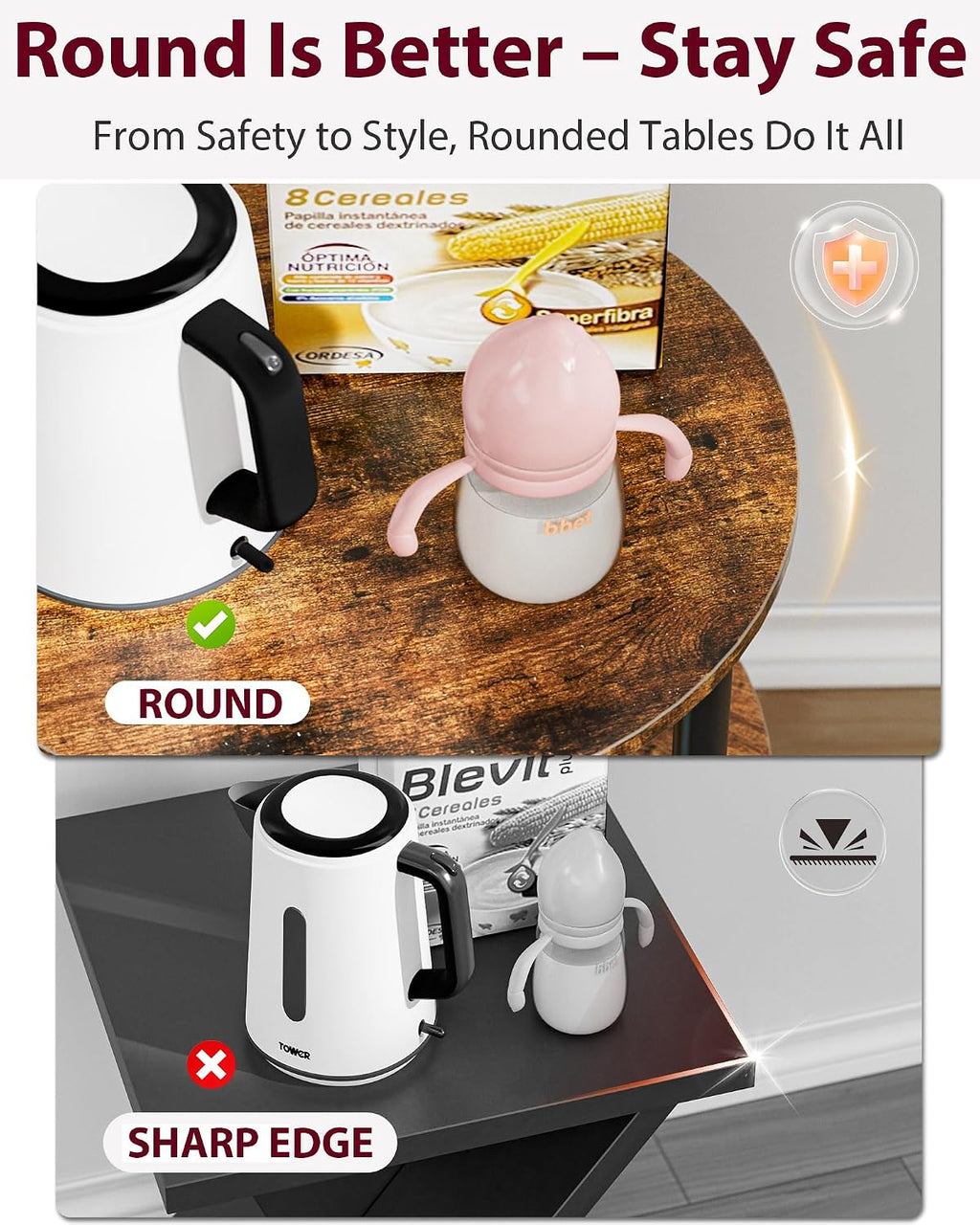 Xburmo Coffee Table Tier