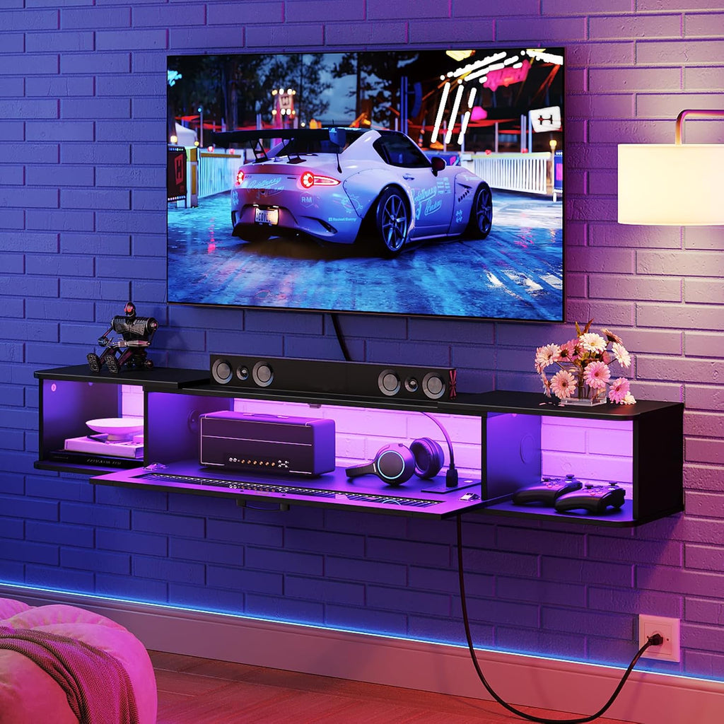 Floating TV Stand Wall