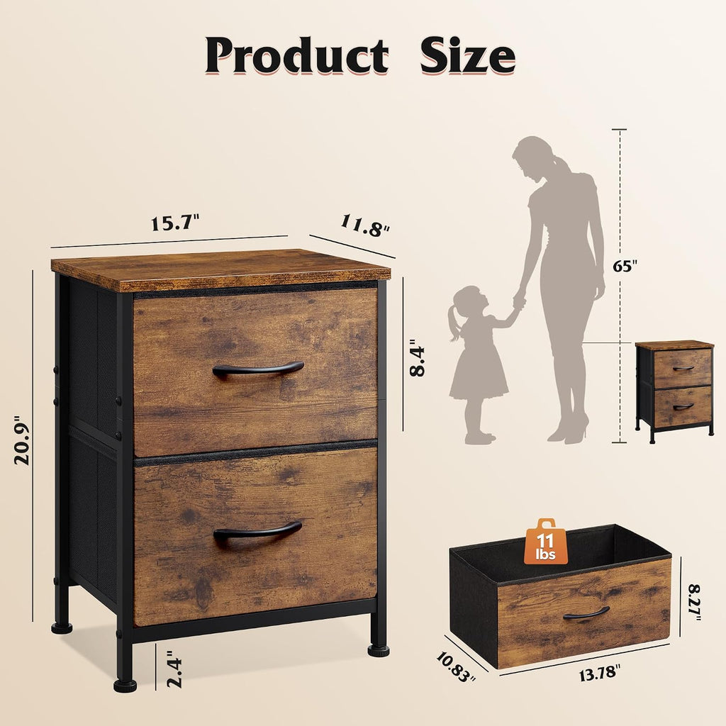 Wlive Night Stand Dresser
