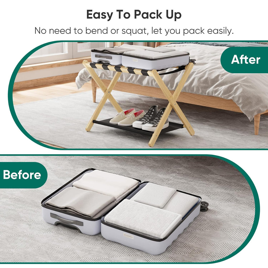 Luggage Rack Suitcase Stand