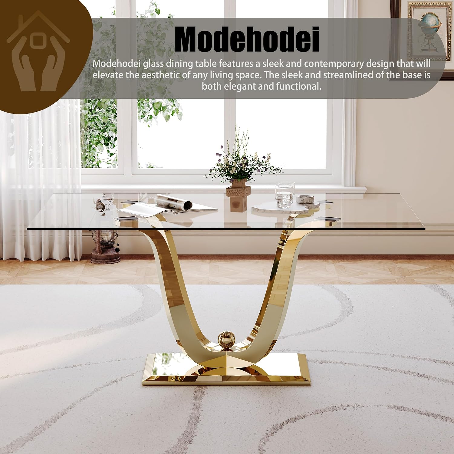 Modehodei Gold Coffee Table