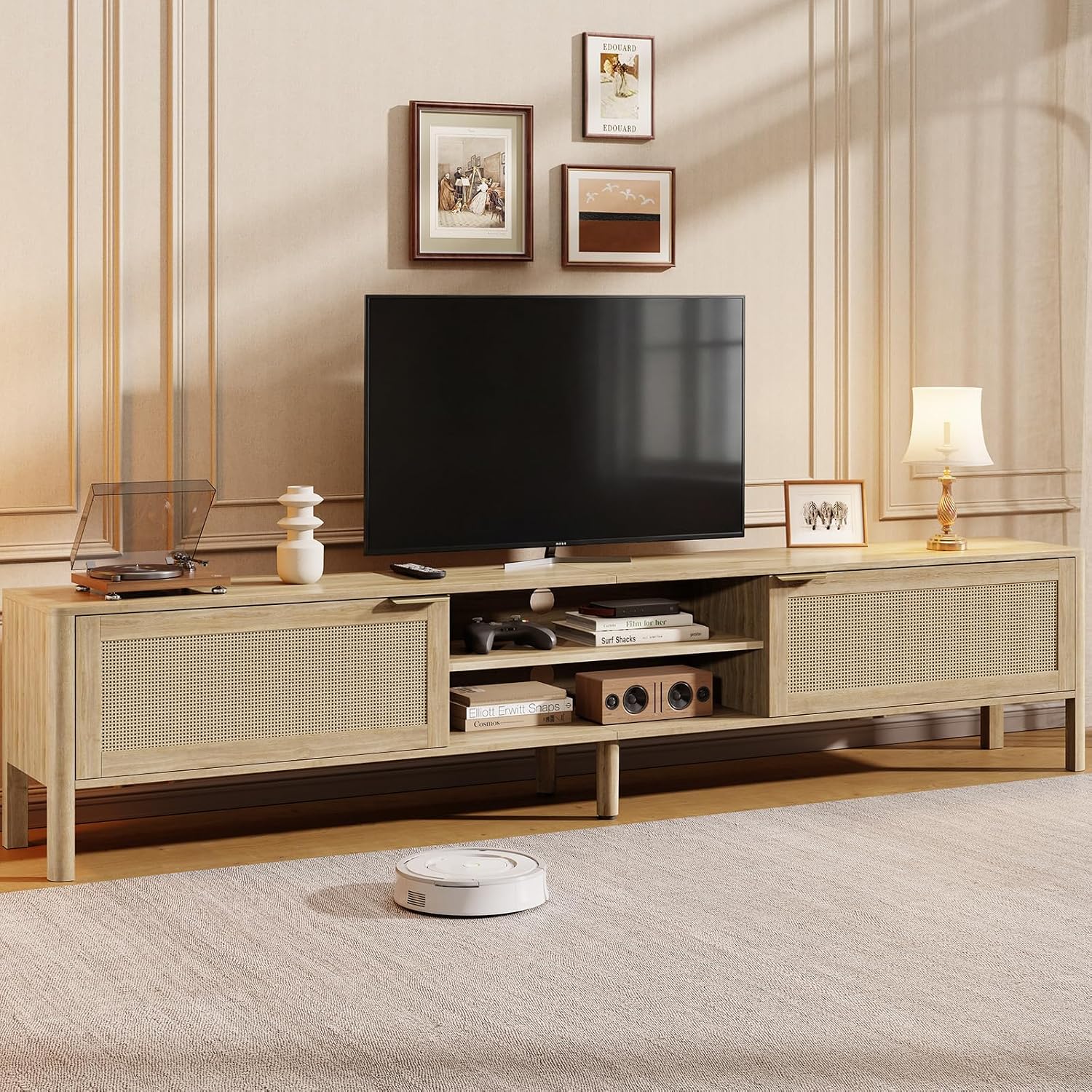 Ikalife Rattan TV Stand