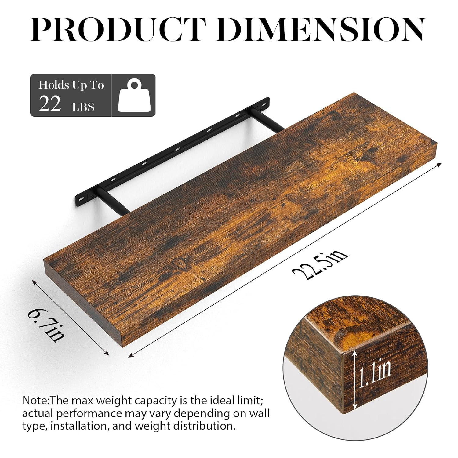 Bayka Floating Wall Mounted