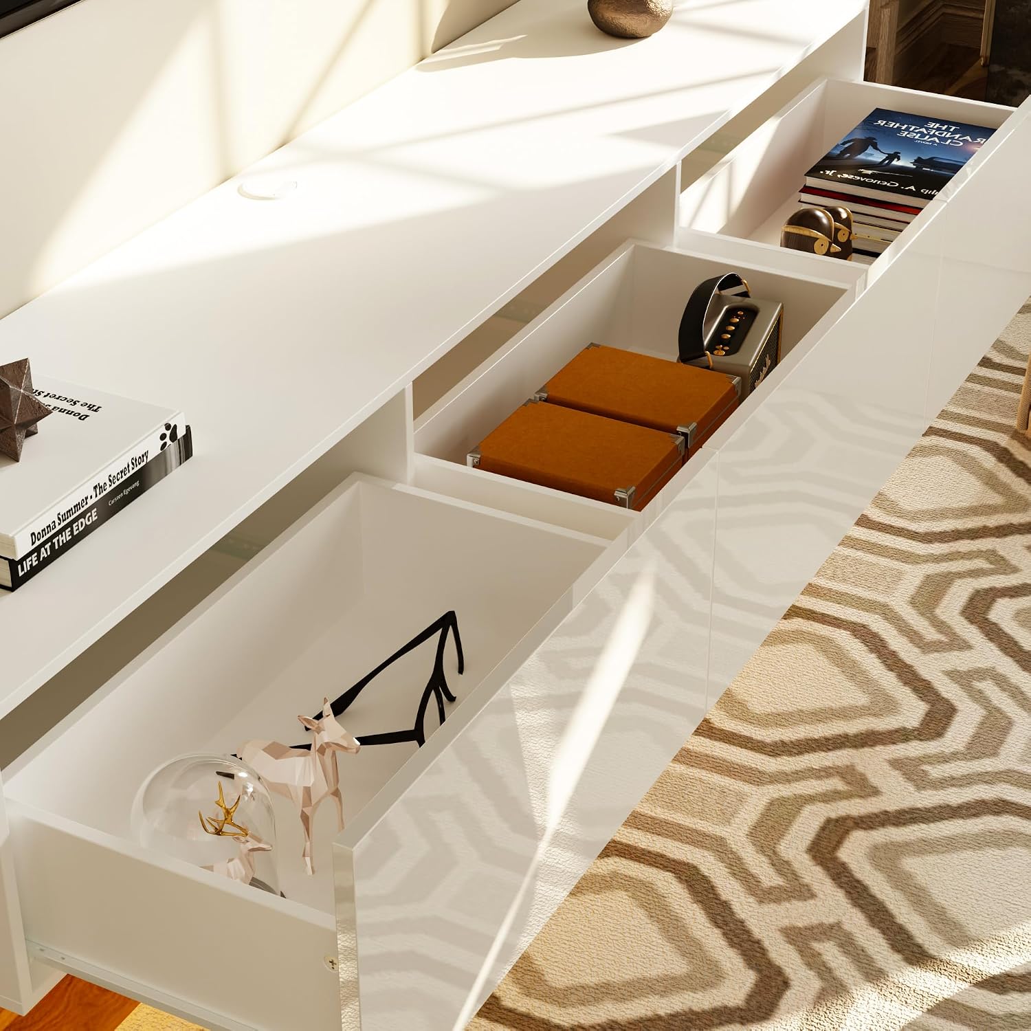Floating TV Stand Wall