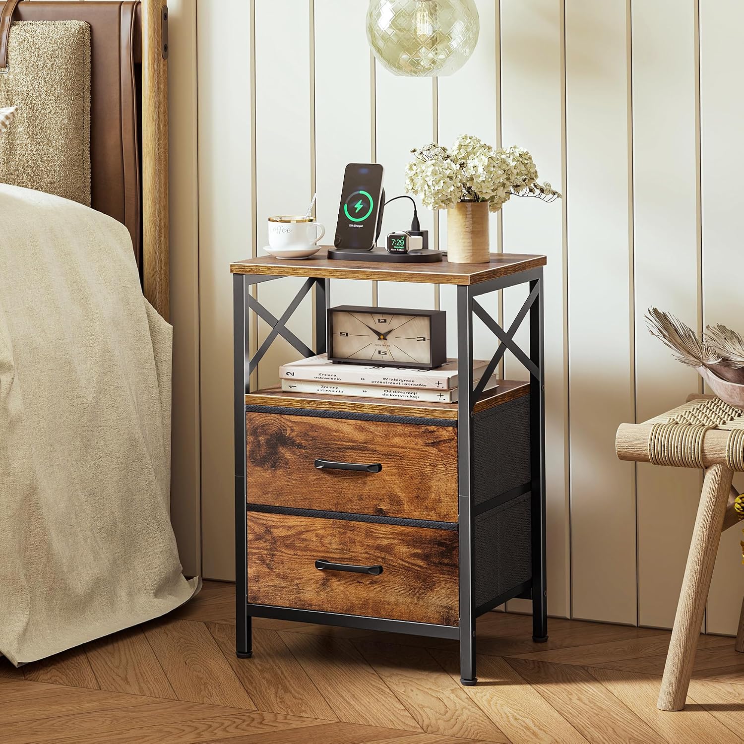 Nightstands Stand Table Usb-c