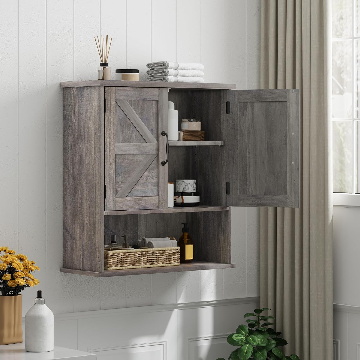 Cabinet Wall Mounted Washed