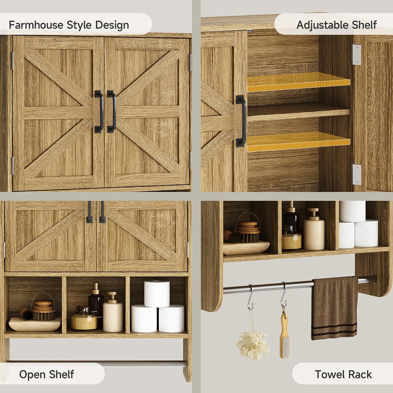 Cabinet Wall Mounted Towels